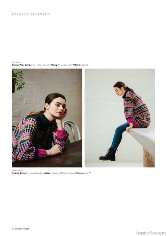 Вязаные проекты крючком в журнале «Inside Crochet №151 2022»