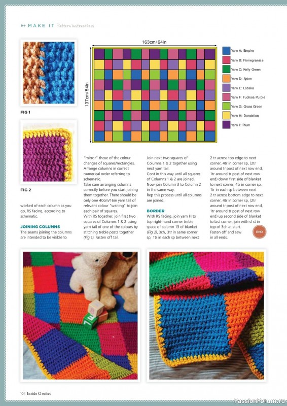 Вязаные проекты крючком в журнале «Inside Crochet №149 2022»