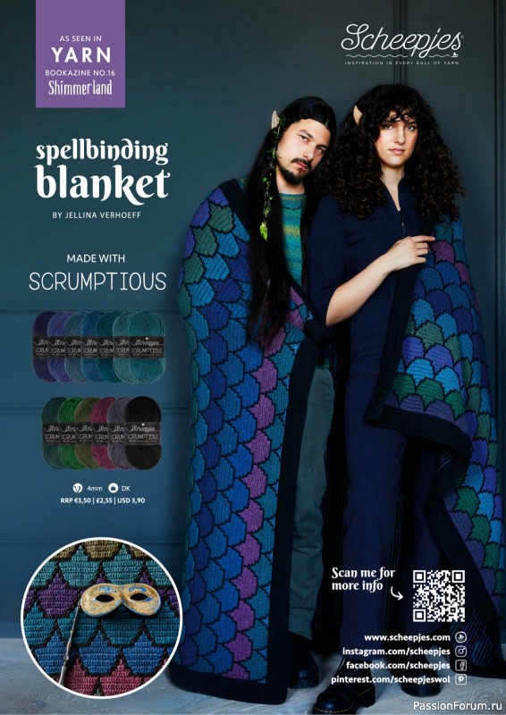 Вязаные проекты крючком в журнале «Simply Crochet №144 2023»