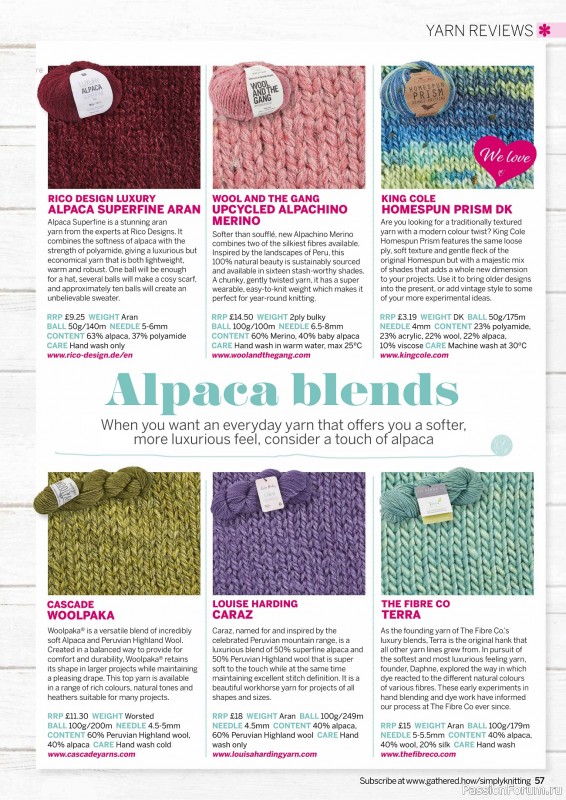 Вязаные проекты крючком в журнале «Simply Knitting №252 2024»