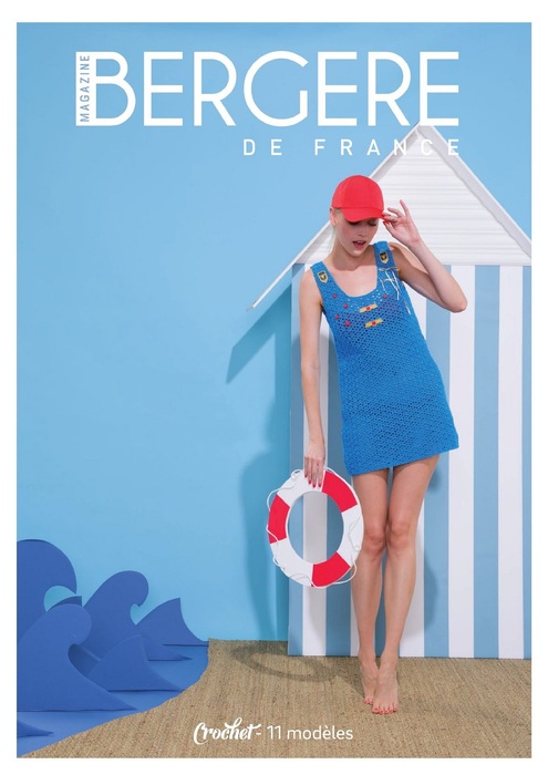 Вязаные модели в журнале &laquo;Bergre de France №16 Crochet 2018&raquo;