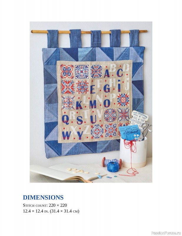 Коллекция вышивки в книге «Cross-Stitch Mandalas»
