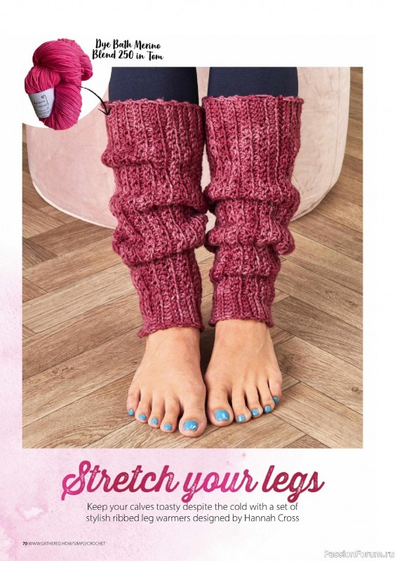 Вязаные проекты крючком в журнале «Simply Crochet №129 2022»