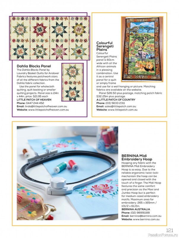 Коллекция проектов для рукодельниц в журнале «Quilters Companion №132 2025»