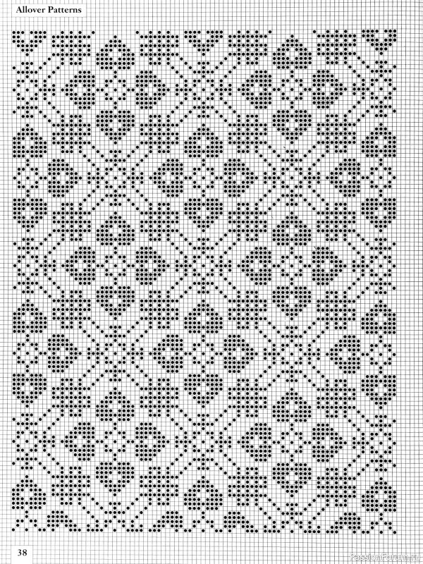 Коллекция узоров в книге «Charts for Colour Knitting»