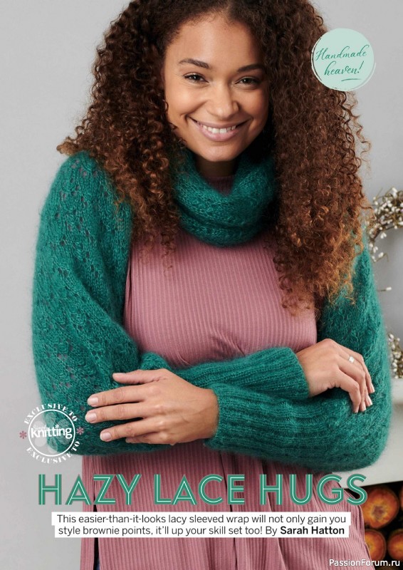 Модели вязаной одежды в журнале "Simply Knitting №221 2022"