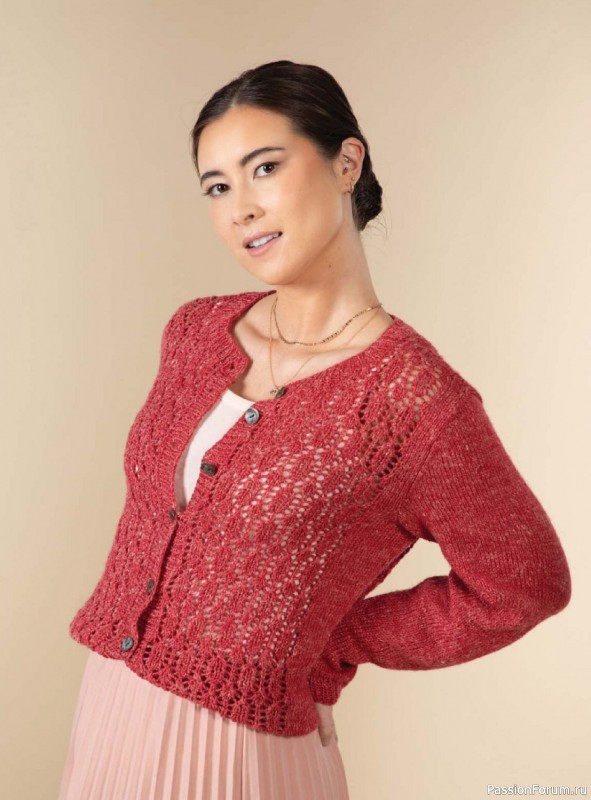 Вязаные модели в журнале «Interweave Knits - Spring 2024»