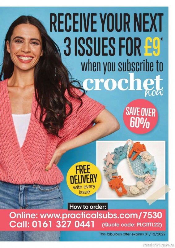 Вязаные проекты крючком в журнале «Crochet Now №83 2022»