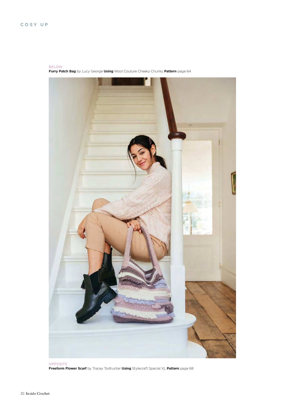 Вязаные модели одежды в журнале "Inside Crochet №144 2022"