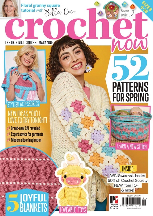 Вязаные проекты в журнале &laquo;Crochet Now №81 2022&raquo;