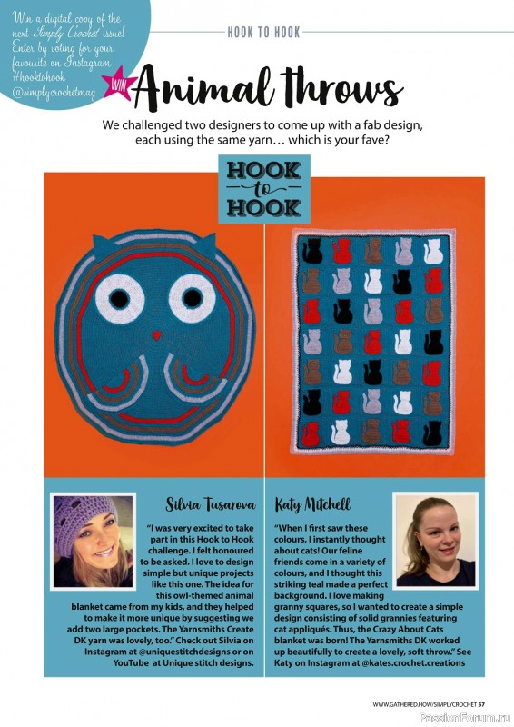 Вязаные проекты крючком в журнале « Simply Crochet №133 2023»