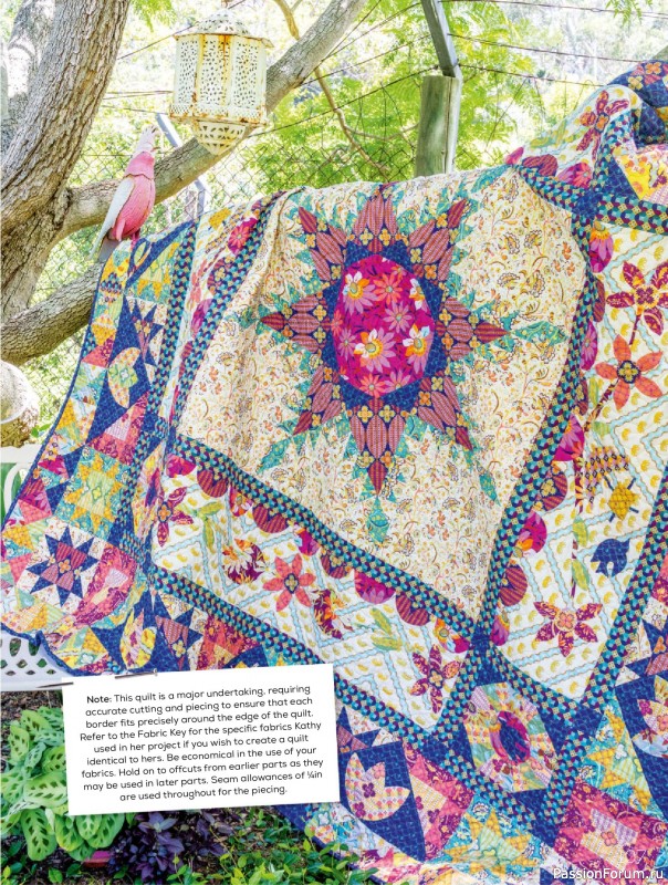 Коллекция проектов для рукодельниц в журнале «Quilters Companion №132 2025»