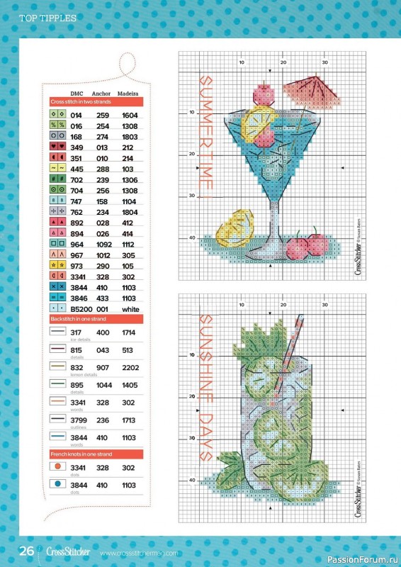 Коллекция вышивки в журнале «CrossStitcher №398 2023»