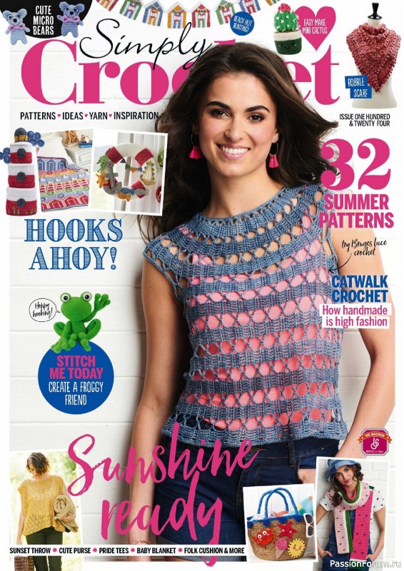 Вязаные модели крючком в журнале «Simply Crochet №124 2022»