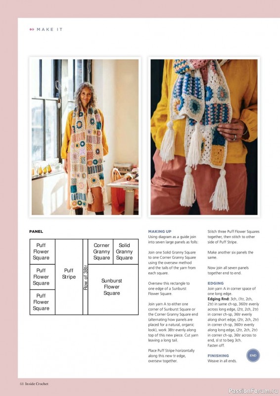 Вязаные проекты в журнале «Inside Crochet №155 2023»