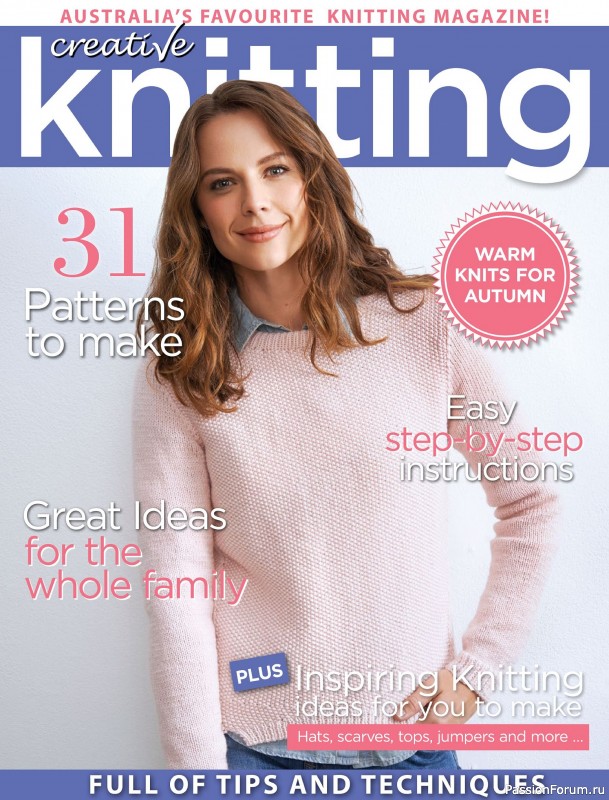 Вязаные модели спицами в журнале &laquo;Creative Knitting №88 2024&raquo;