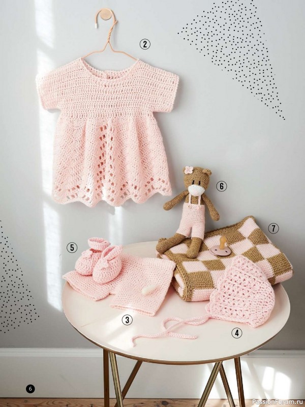 Вязаные модели для детей в журнале «Baby Maschenmode №54 2022»