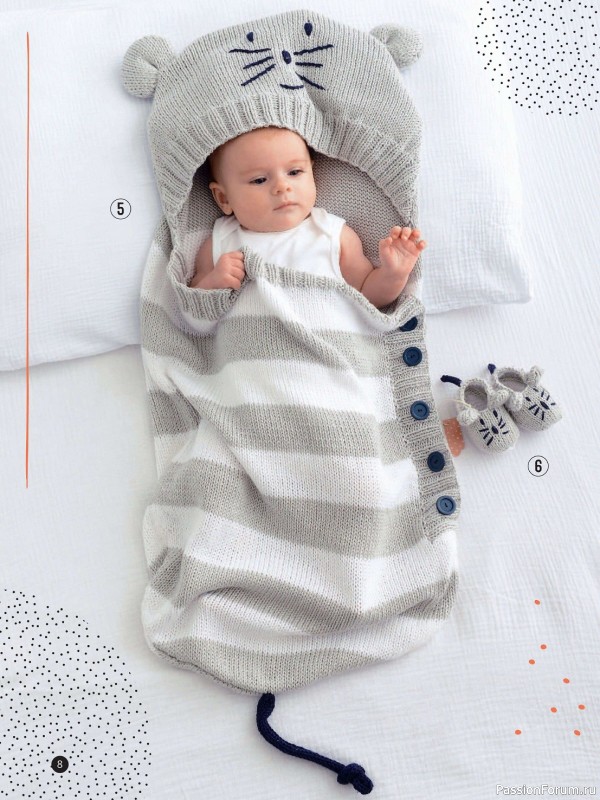 Вязаные модели для детей в журнале «Baby Maschenmode №60 2024»