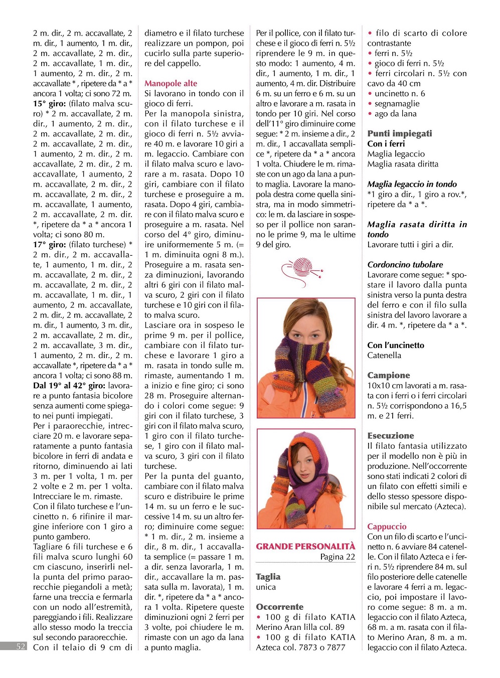 Женские модели спицами для весны и лето. &quot;Piu Maglia Cappelli - Accessori&quot; №3 2021