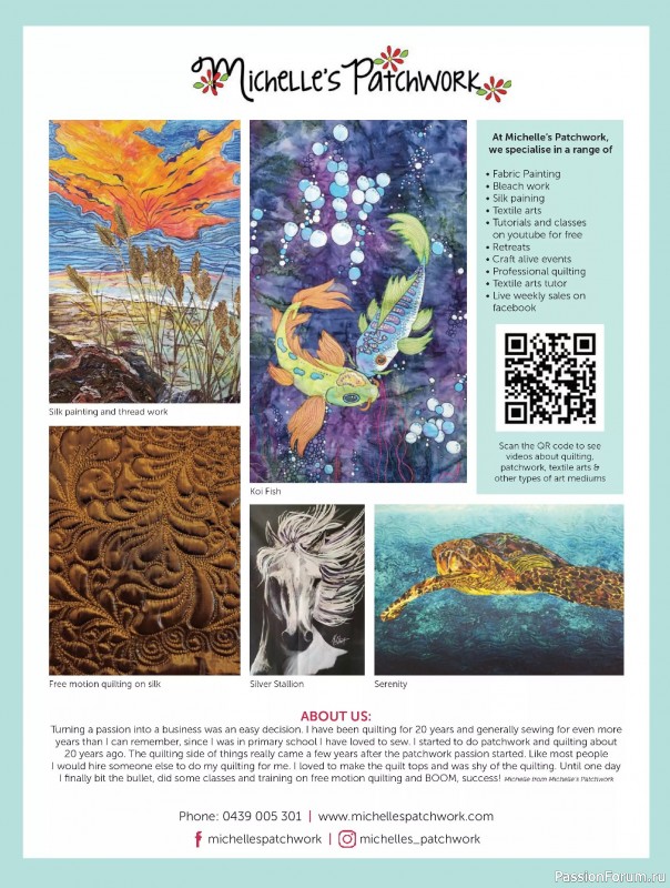 Коллекция проектов для рукодельниц в журнале «Quilters Companion №133 2025»