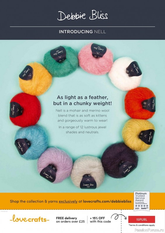 Вязаные модели для всей семьи в журнале "The Knitter №173 2022"