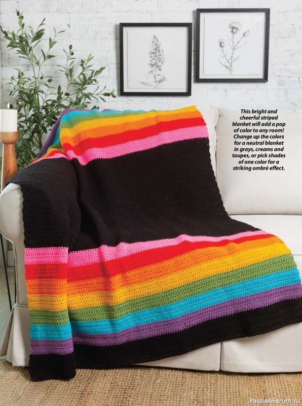 Вязаные проекты крючком в журнале «Crochet World - February 2023»