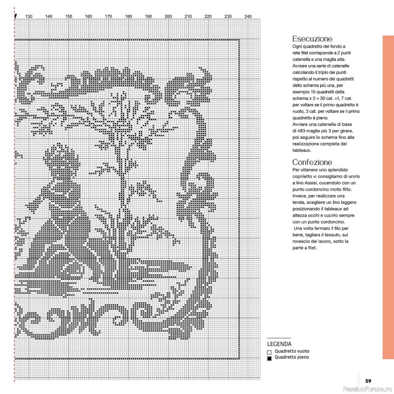 Вязаные проекты крючком в журнале «Uncinetto Manuale Filet №7 2022»