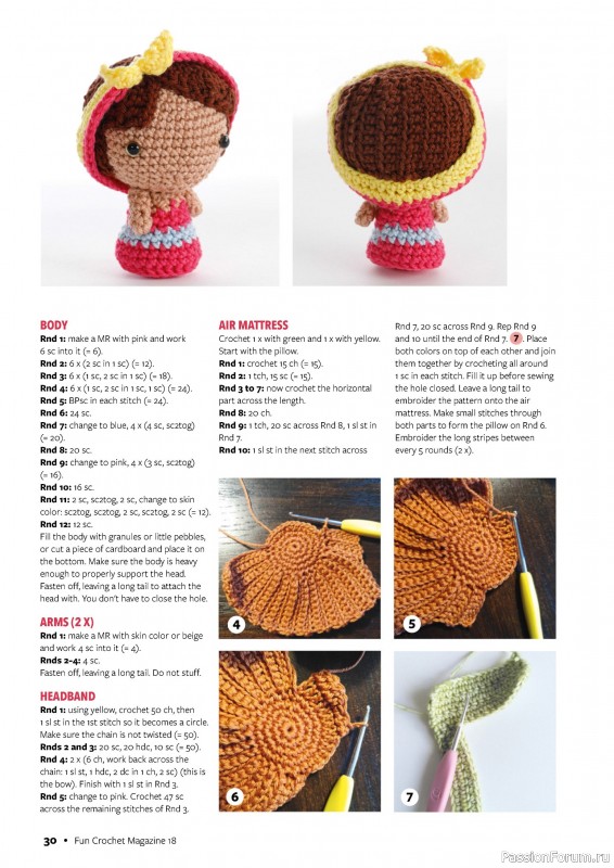 Вязаные проекты в журнале « Fun Crochet Magazine №18 2024»