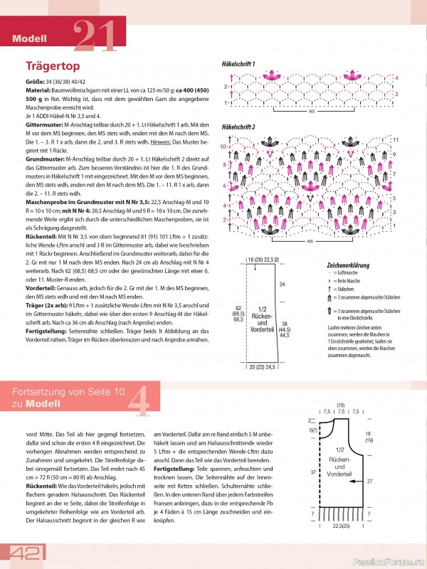 Вязаные модели в журнале «Meine Häkelmode Sonderheft MH069 2025»
