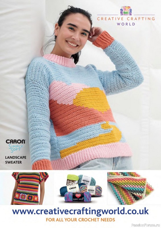 Вязаные проекты крючком в журнале «Crochet Now №96 2023»