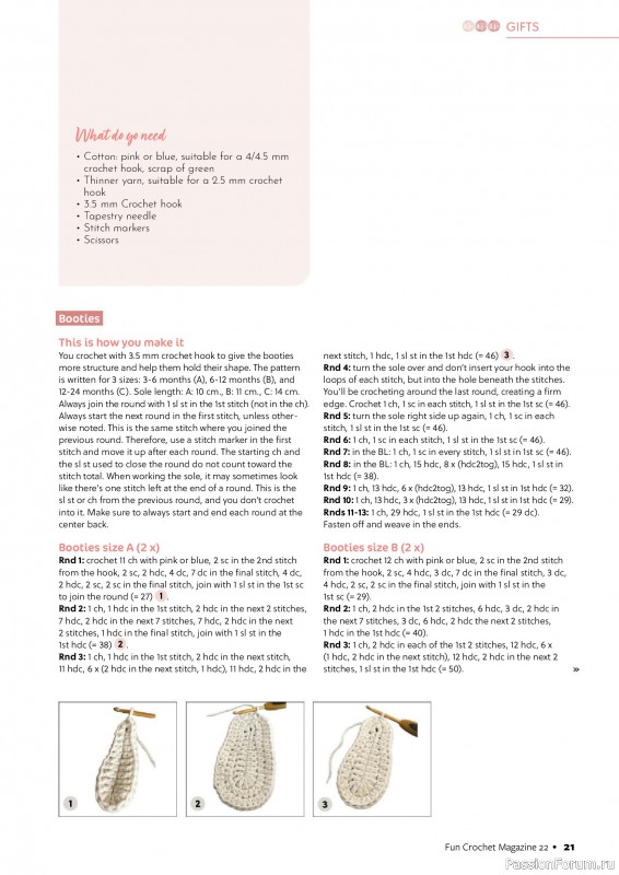 Вязаные проекты крючком в журнале «Fun Crochet Magazine №22 2025»