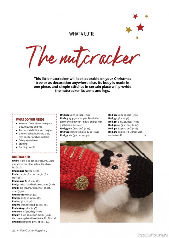 Вязаные проекты крючком в журнале «Fun Crochet Magazine №7 2022»