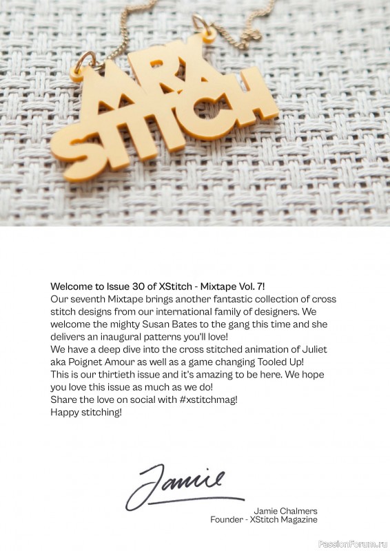 Коллекция вышивки в журнале «XStitch Magazine №30 2024»