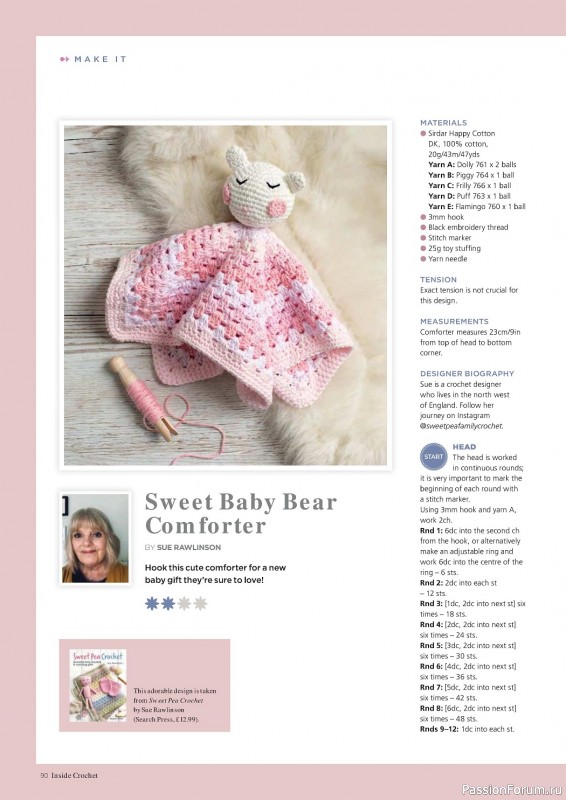 Вязаные проекты крючком в журнале «Inside Crochet №156 2023»