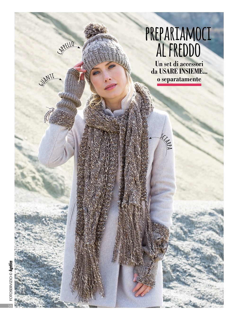 Женские модели спицами для весны и лето. &quot;Piu Maglia Cappelli - Accessori&quot; №3 2021