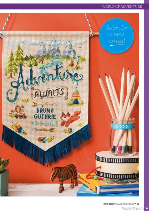 Коллекция вышивки в журнале «Contemporary Cross Stitch Collection 2022»