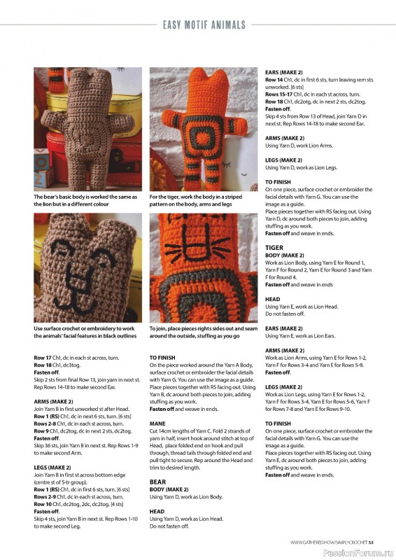 Вязаные проекты крючком в журнале «Simply Crochet №144 2023»
