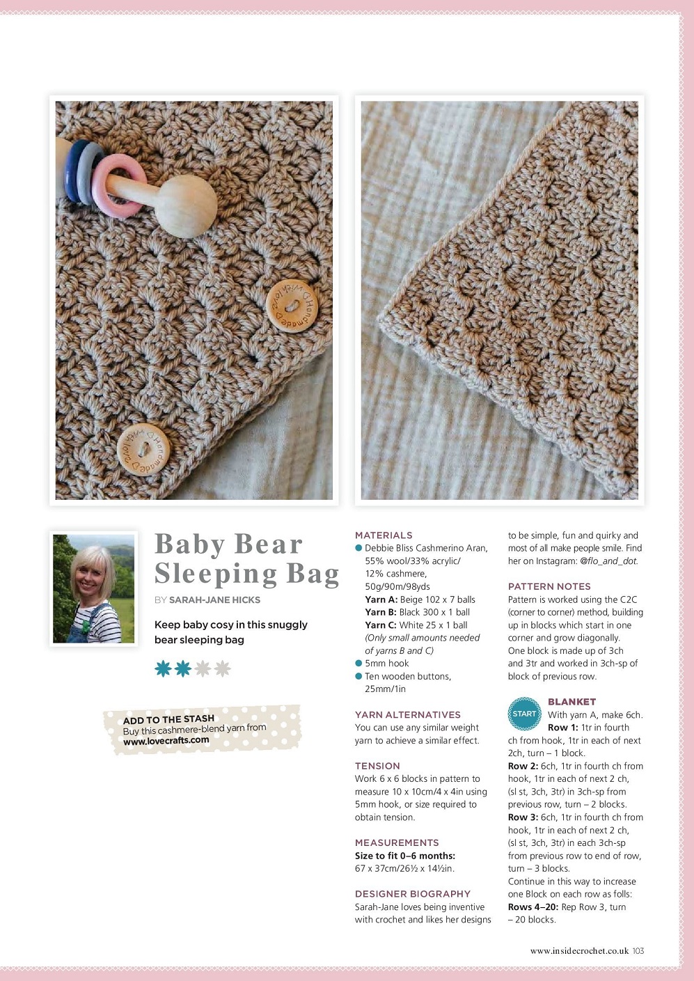 Вязаные модели одежды в журнале "Inside Crochet №144 2022"