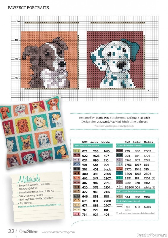 Коллекция вышивки в журнале «CrossStitcher №400 2023»
