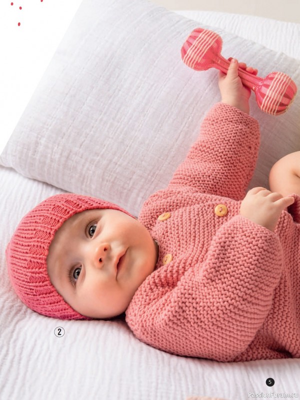 Вязаные модели для детей в журнале «Baby Maschenmode №52 2022»