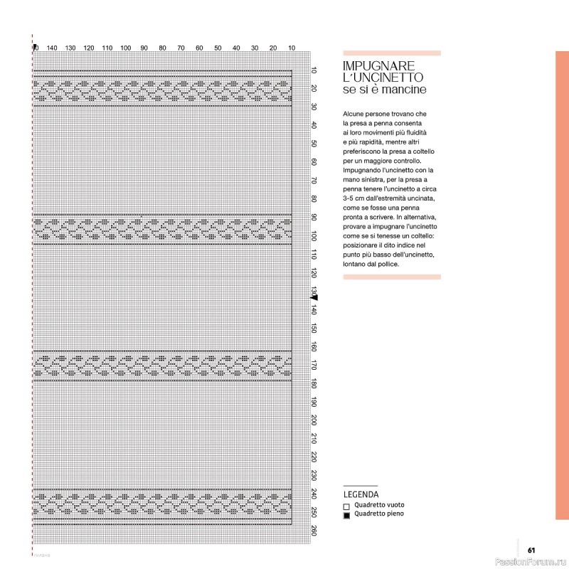 Вязаные проекты крючком в журнале «Uncinetto Manuale Filet №7 2022»