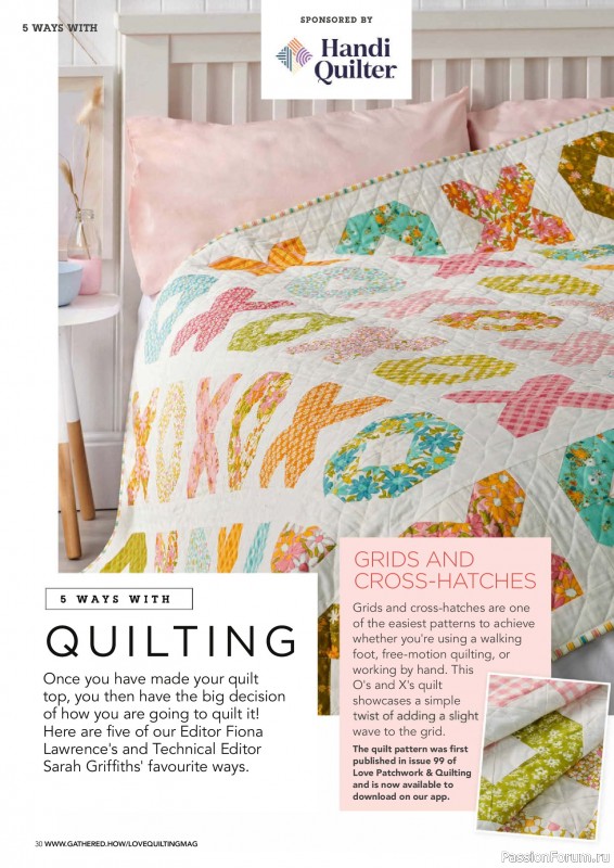 Коллекция проектов для рукодельниц в журнале «Love Patchwork & Quilting №151 2025»