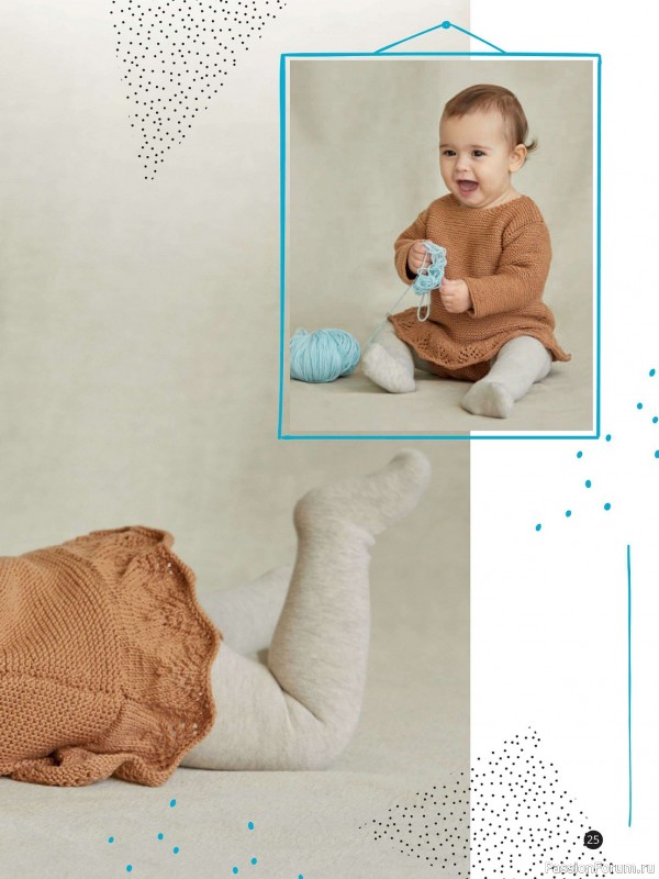 Вязаные модели для детей в журнале «Baby Maschenmode №60 2024»