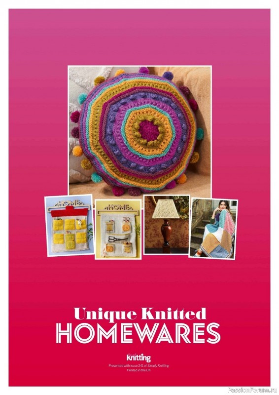 Вязаные проекты в журнале «Simply Knitting №241 2023»