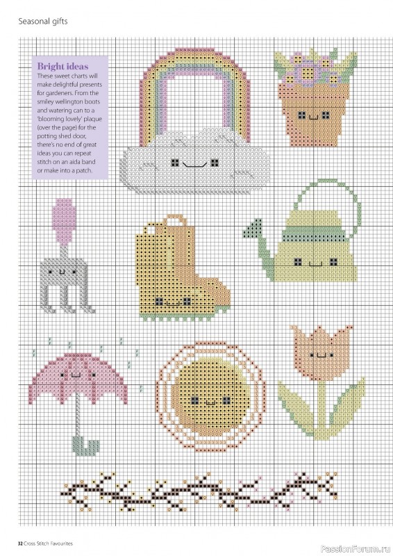 Коллекция вышивки в журнале «Cross Stitch Favourites №35 2023»