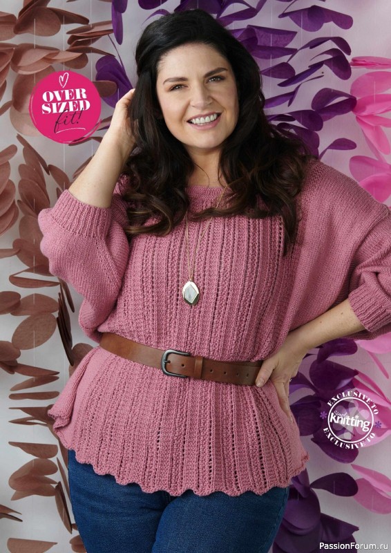Модели вязаной одежды в журнале "Simply Knitting №221 2022"