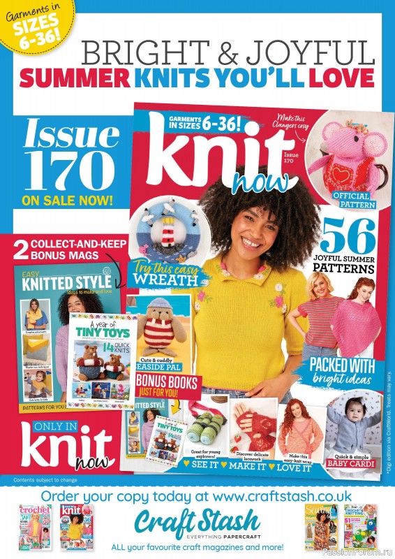 Вязаные проекты крючком в журнале «Crochet Now №110 2024»