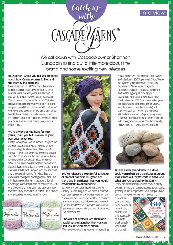Вязаные проекты крючком в журнале «Crochet Now №113 2024»