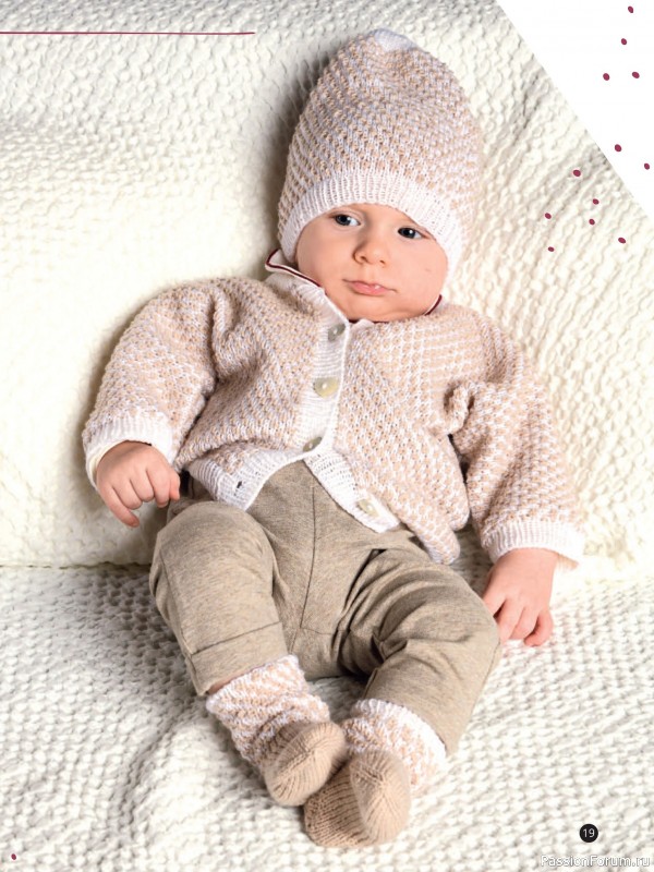 Вязаные модели для детей в журнале «Baby Maschenmode №65 2025»