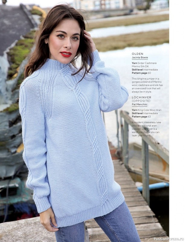 Вязаные модели спицами в журнале «Knitting №239 2023»